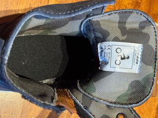 Stivali moto Falco blu e cuoio usate 1 giorno tg.4