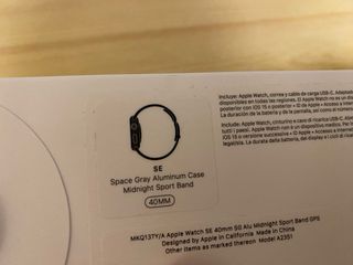 Apple Watch SE Negro - Pantalla Rota