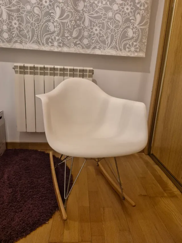 Silla Mecedora Diseño Blanco