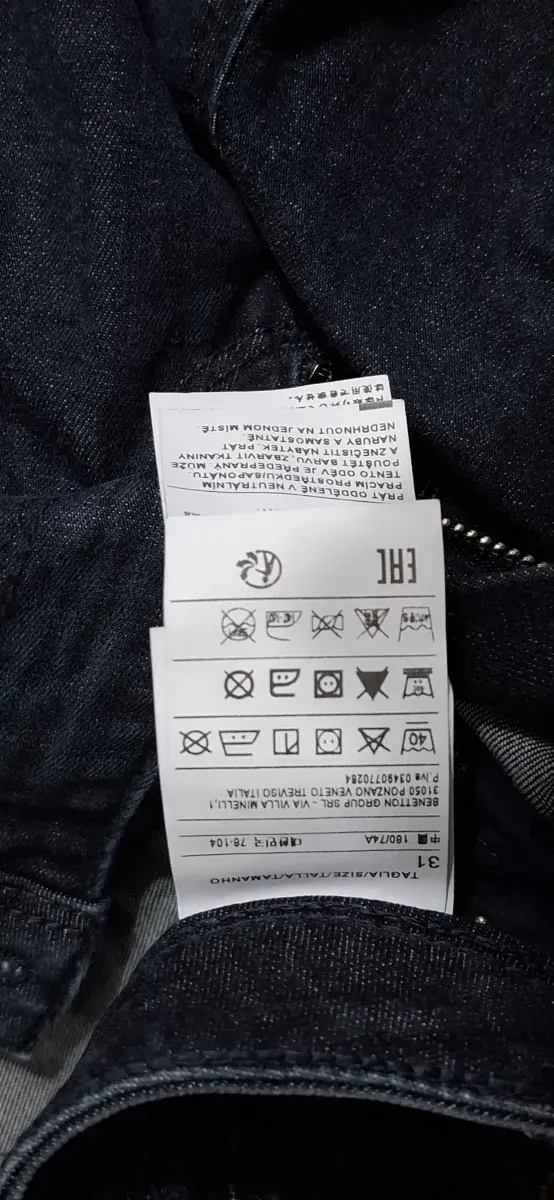 Calças United Colors of Benetton Azuis