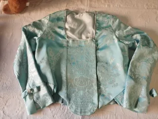 Traje de Fallera azul cielo y azul noche