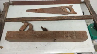 Antiguas herramientas de carpintería