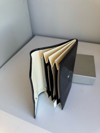 Portafoglio Nannini Pelle Blu Capiente