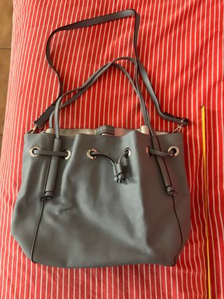 Borsa Zara Grigia Pastello