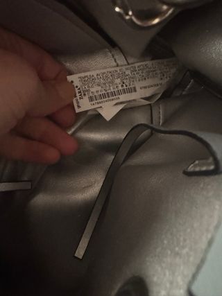 Borsa Zara Grigia Pastello