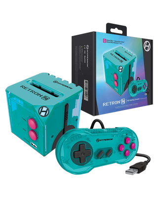 Consola Retron SQ Hyper Beach Azul para Juegos GameBoy (A/C