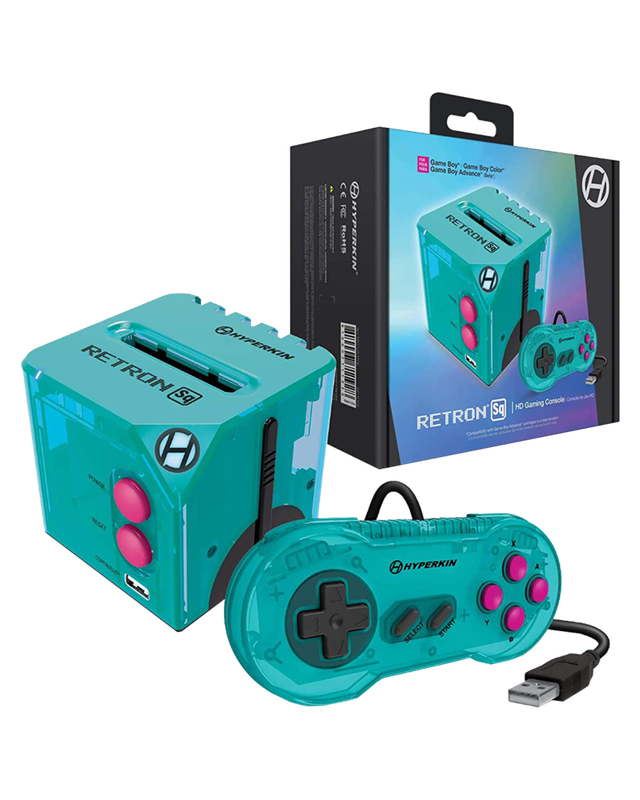 Consola Retron SQ Hyper Beach Azul para Juegos GameBoy (A/C