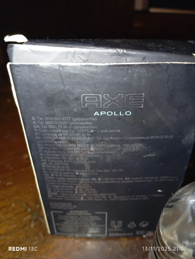 Profumo uomo Axe Apollo