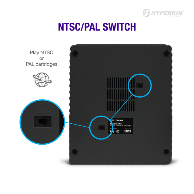 Consola RetroN 2 HD Gaming - Space Black