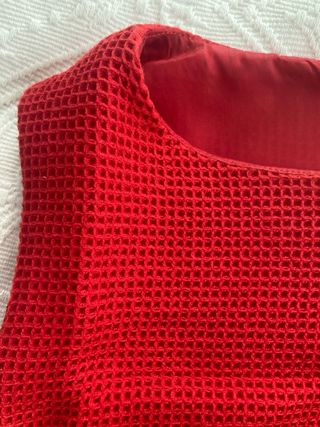 Vestido Rojo Purificación Garcia Talla S-M.