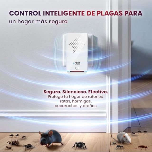 Pack 3 Repelentes Ultrasónicos de Plagas