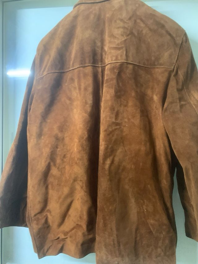 Giacca uomo vera pelle marrone