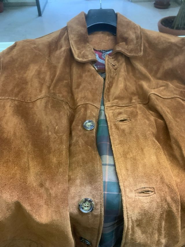 Giacca uomo vera pelle marrone