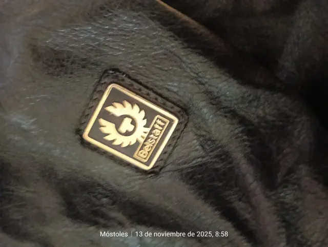 Chaqueta Belstaff Panther Piel Negra Talla L