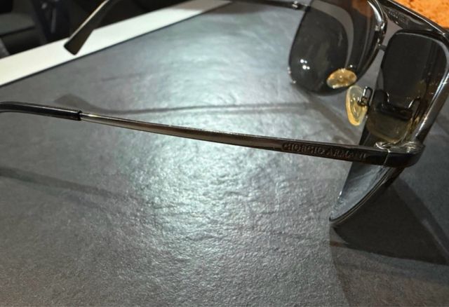 Occhiali da sole Giorgio Armani neri/grigi