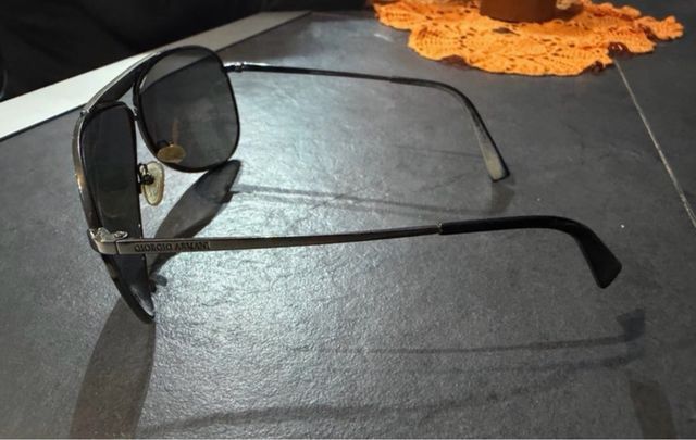 Occhiali da sole Giorgio Armani neri/grigi