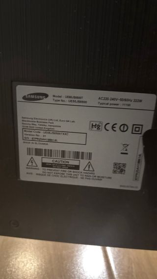 Samsung UE65JS8500T Smart TV 55