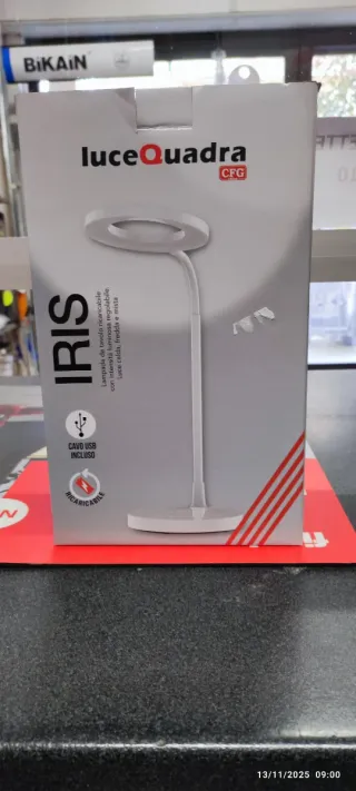 Lampada LED IRIS LuceQuadra Ricaricabile
