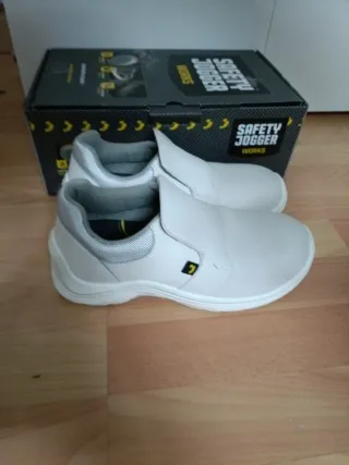 Zapatos de Seguridad Safety Jogger Blancos