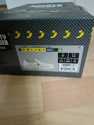 Zapatos de Seguridad Safety Jogger Blancos