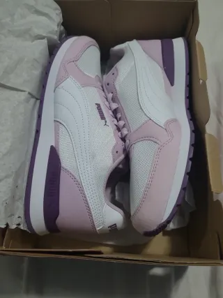 Zapatillas Puma Rosa y Morado