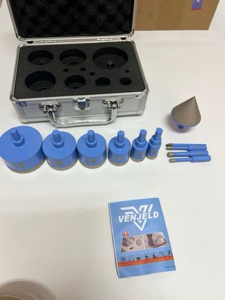 Set Brocas Diamantadas para Taladro