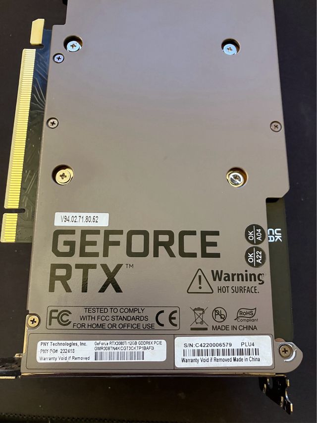 PNY RTX 3080 Ti XLR8 REVEL EPIC-X  12GB