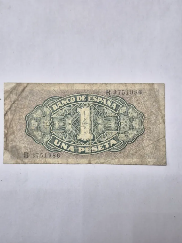 Billete 1 Peseta España 1940 BC