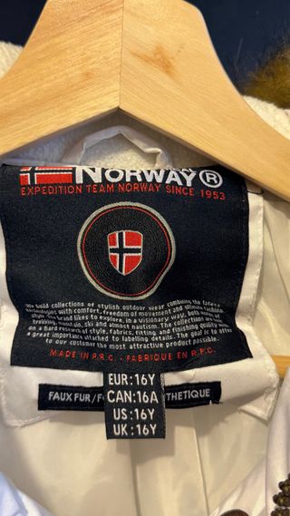 Parka Geographical Norway Blanca T:16Y