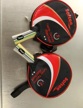 2 Palas de Tenis de Mesa Softee Ping Pong
