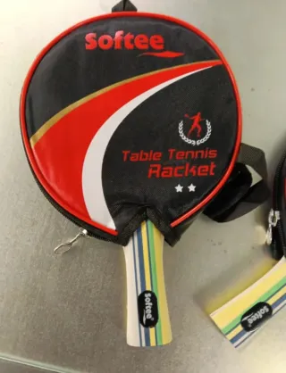2 Palas de Tenis de Mesa Softee Ping Pong