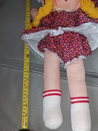 Muñeca de trapo antigua años 70