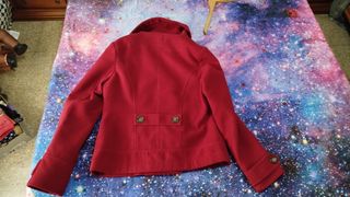 Chaqueta de paño roja