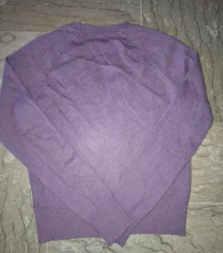 Liu Jo maglione con scollo a V seta e cashmere vio