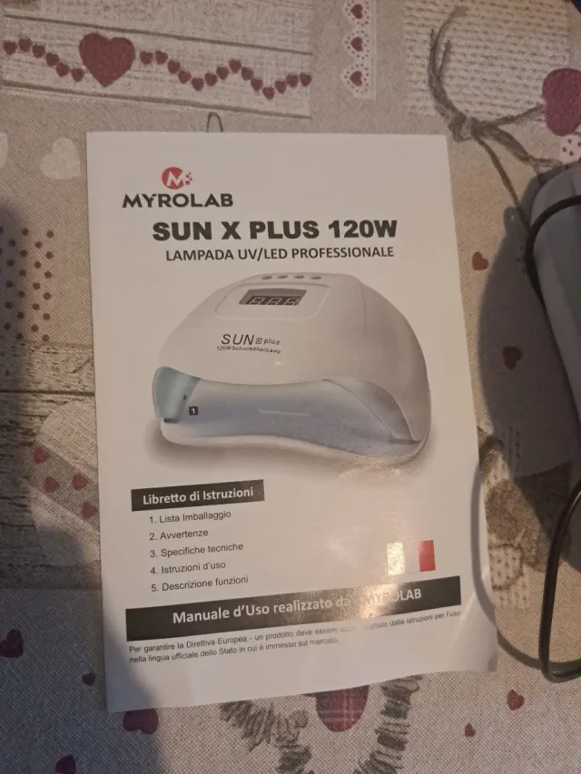 Lampada UV SUN 120W per Unghie