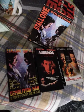 Lote 3 Cintas VHS Stallone: Asesinos, Demolición..
