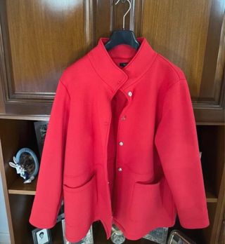 Giaccone donna tipo muta rosso