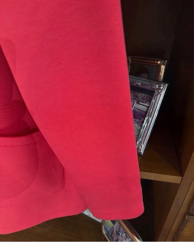 Giaccone donna tipo muta rosso