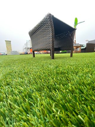 Césped artificial para exteriores