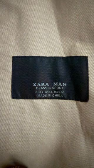 Gabardina Zara Beige con Cinturón