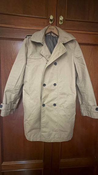 Gabardina Zara Beige con Cinturón