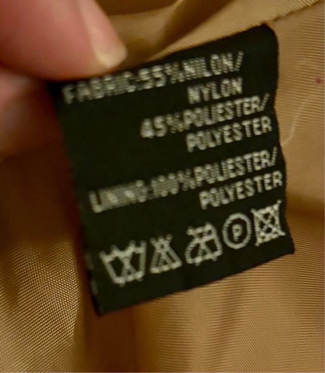 Cazadora Deportiva Corta Mujer Beige