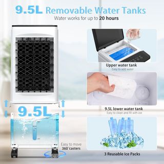 Enfriador de Aire Portátil 9.5L