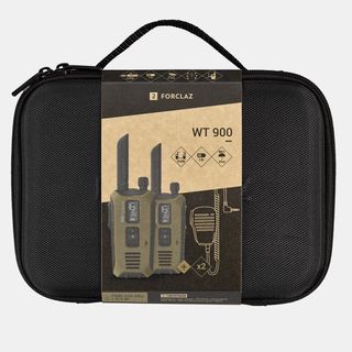 Maletín de 2 walkie talkies recargables por USB - 10 km -