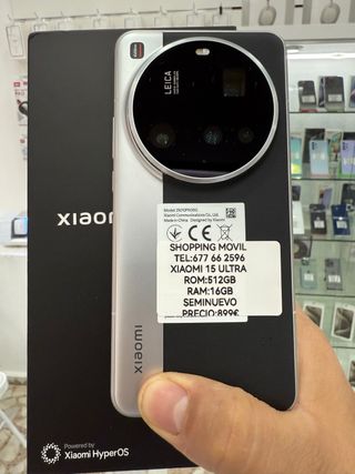 Xiaomi 15 Ultra 512GB Plata/Negro seminuevo