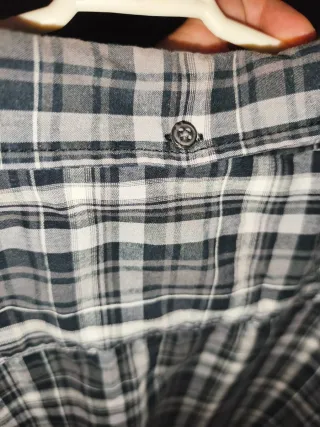 Camisa de cuadros manga larga