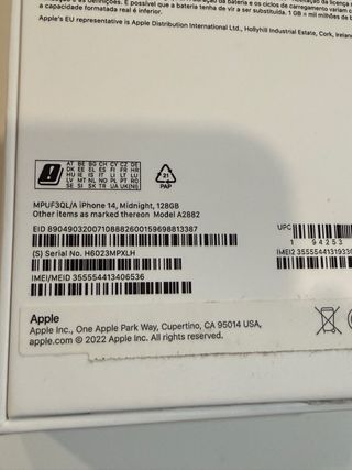 iPhone 14 128GB Midnight