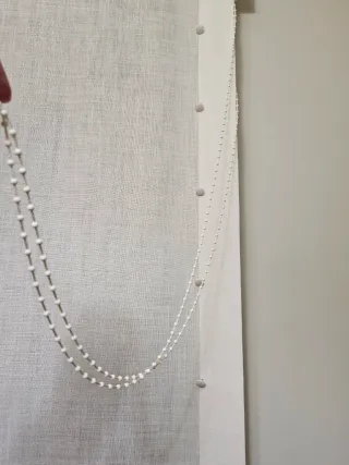 Estor cortina de lino con mecanismo