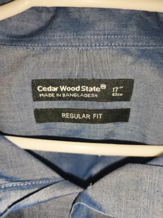 Camisa Azul Cedar Wood State Talla L