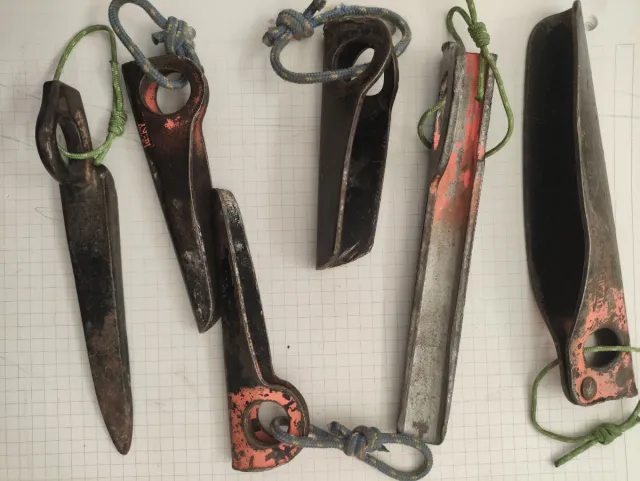 Juego clavos escalada Big wall